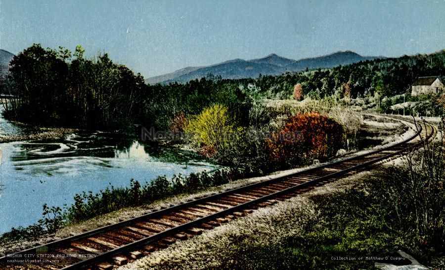 Postcard: Fairview Cove, Franconia Range, North Woodstock, N.H.